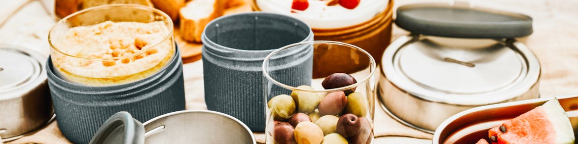 Black+Blum skleněné svačinové boxy