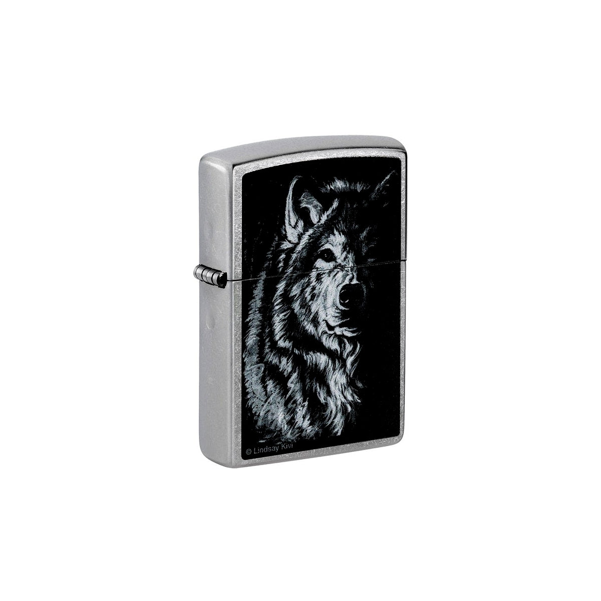 Zapalovač Zippo 25661 Lindsay Kivi Shadow Wolf