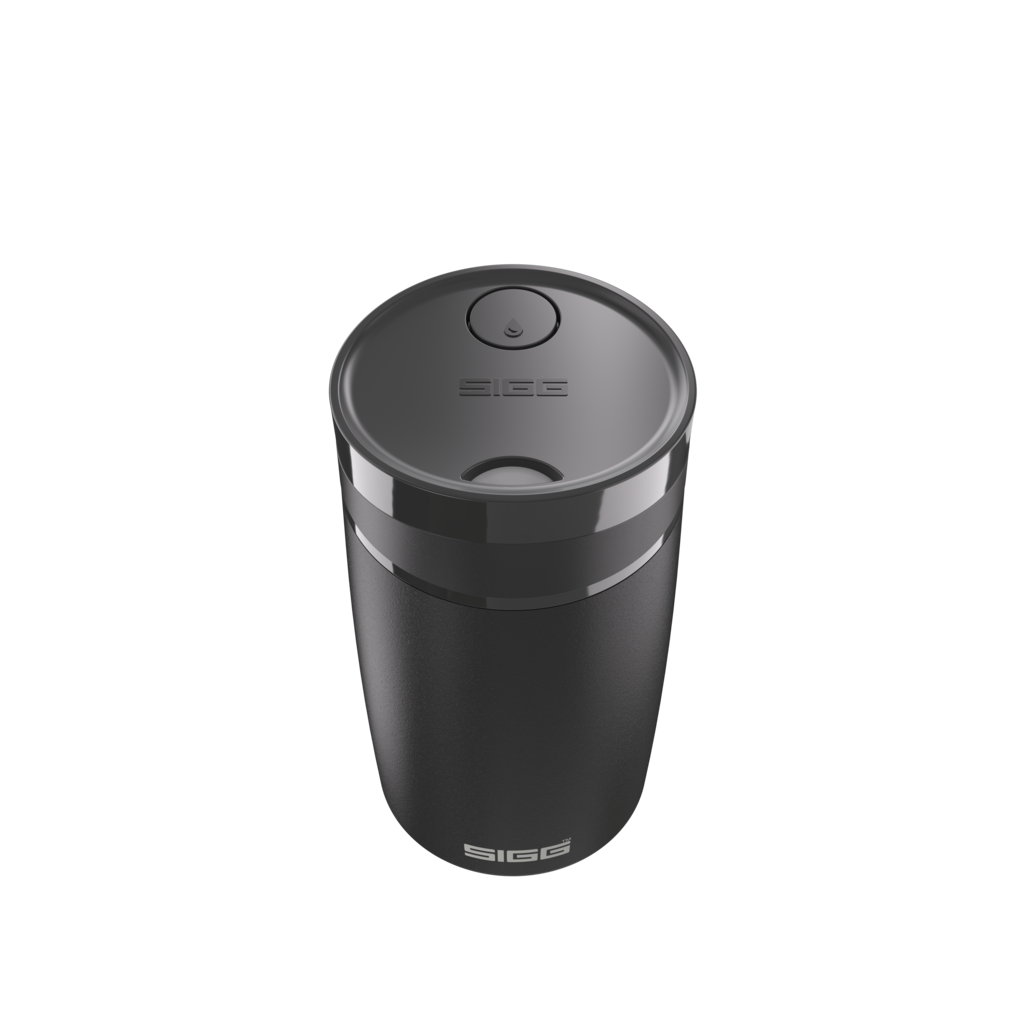 Cestovný termohrnček Sigg Miracle 270 ml, čierny dotyk, 6052.60