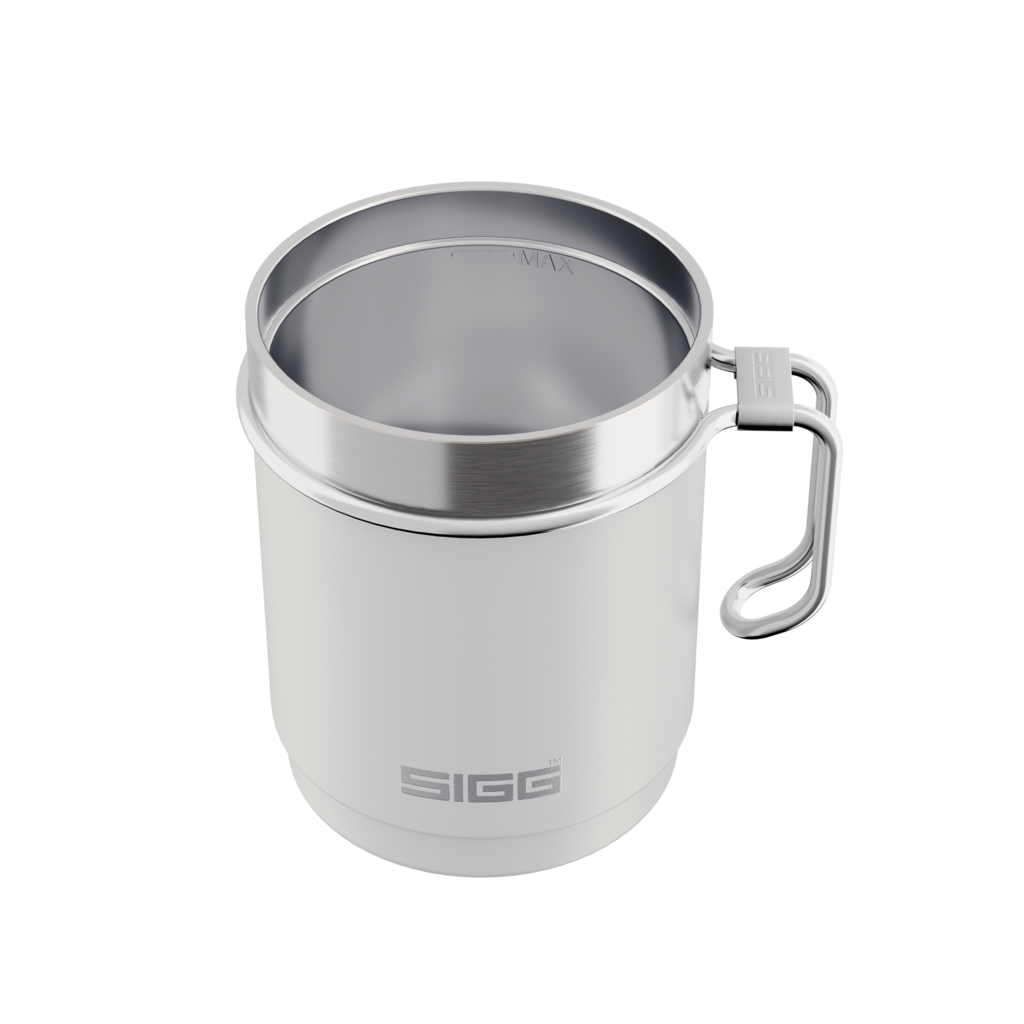 Termohrnček Sigg Travel z nerezovej ocele 360 ml, snehovo biely, 6053.70