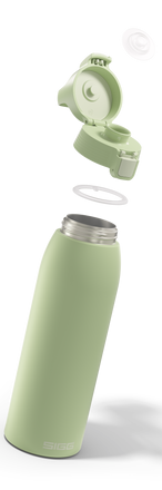 Sigg Shield Therm One stainless steel drinking bottle 1 l, eco green, 6021.60