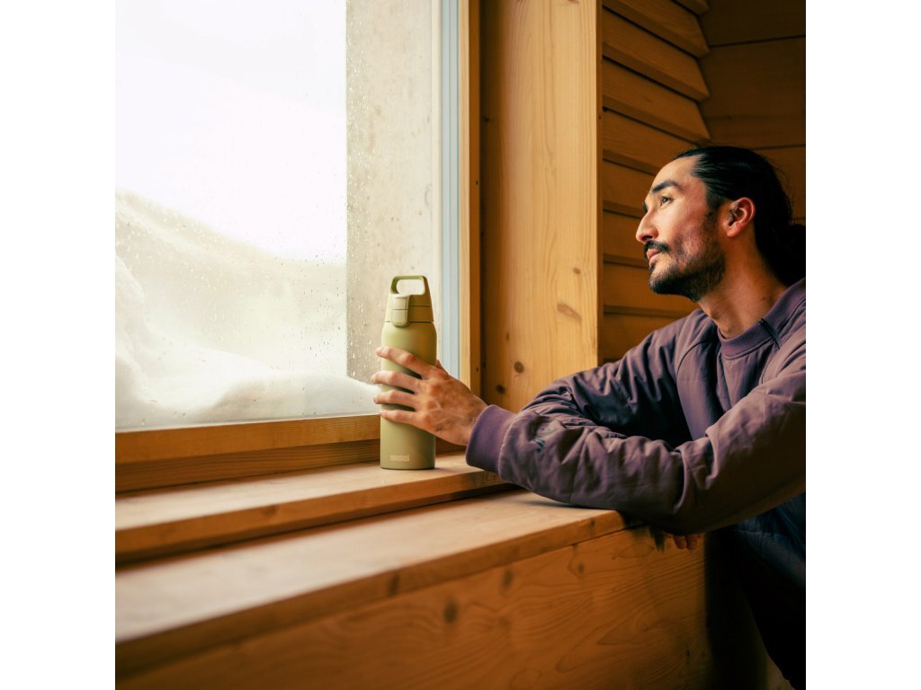 Sigg Shield Therm One stainless steel drinking bottle 1 l, eco green, 6021.60