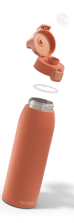 Sigg Shield Therm One stainless steel drinking bottle 1 l, eco red, 6021.80