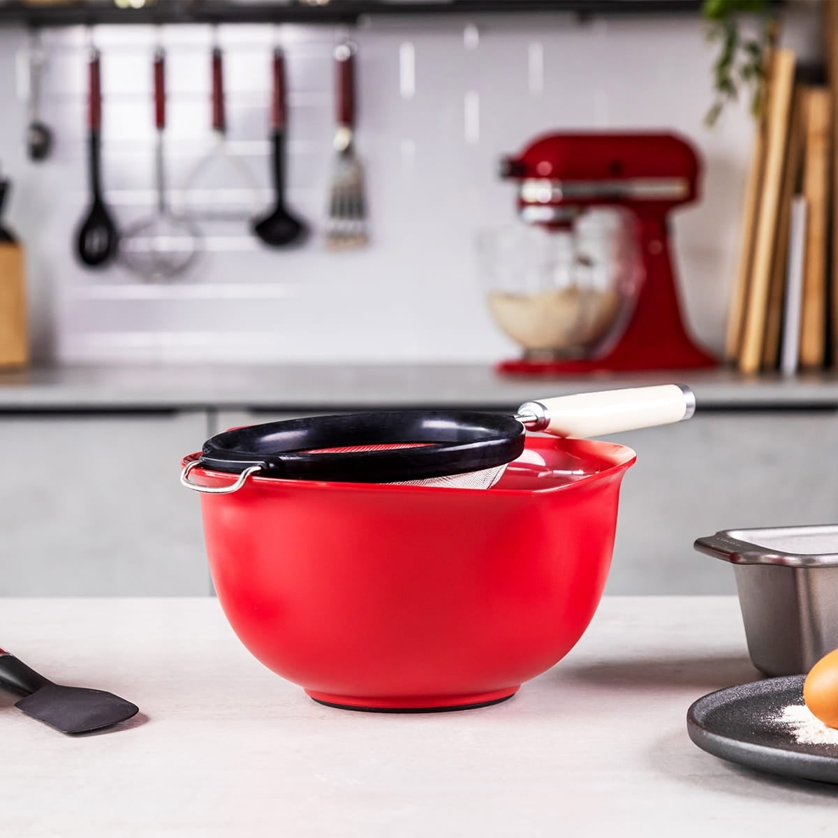 KitchenAid kuchyňský cedník, almond cream, KAG161OHACE