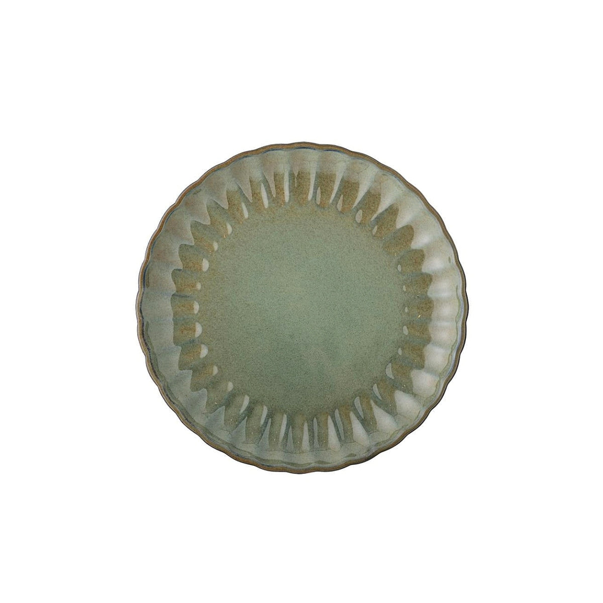 Bloomingville Latina kameninový tanier 20 cm, zelený, 82061366