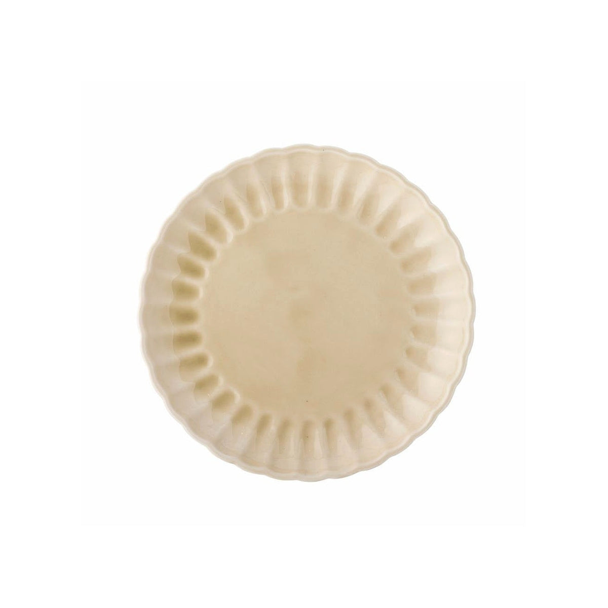 Bloomingville Latina kameninový tanier 20 cm, krémový, 82061368