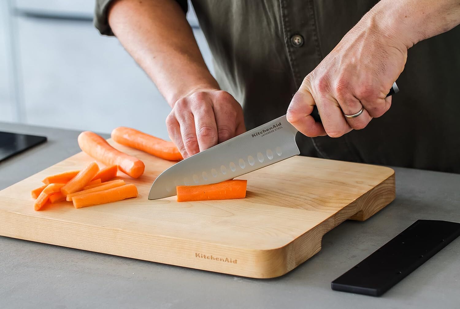 Nôž KitchenAid Gourmet Santoku 18 cm, KOG7IKSSOHOBA