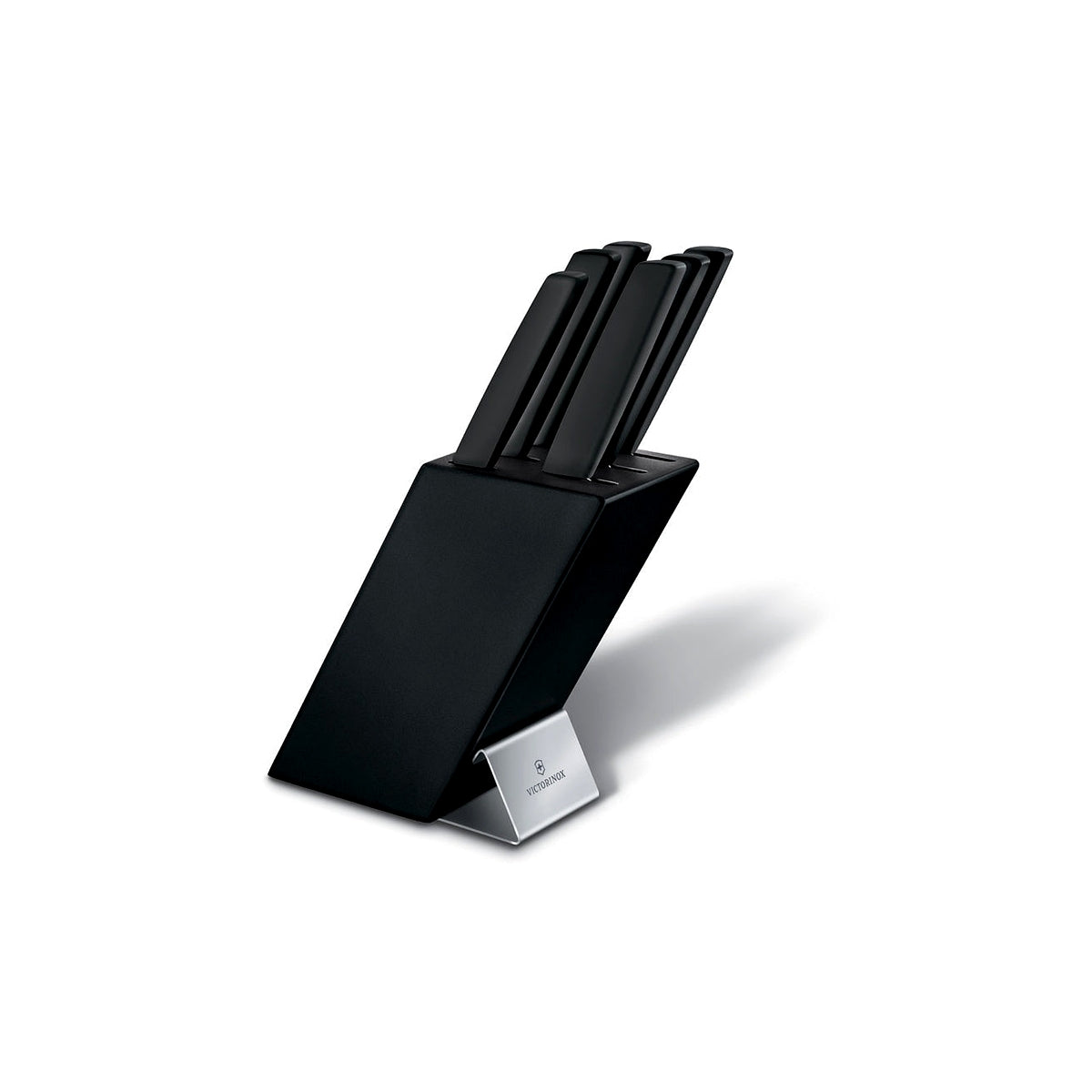 Victorinox Swiss Modern beech block with knives 7 pcs, 6.7186.63