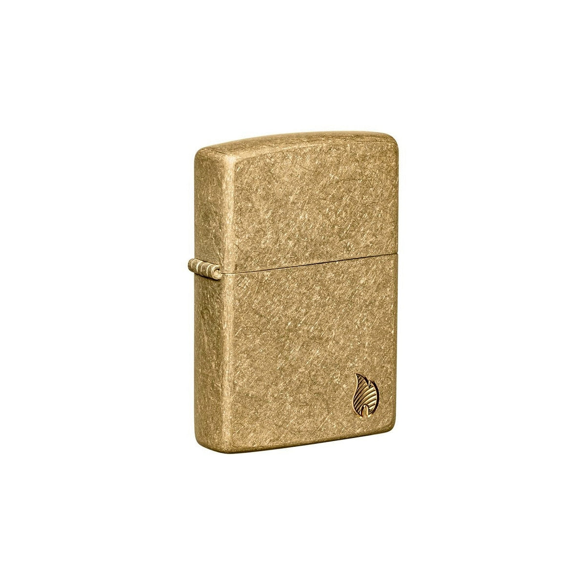Zapalovač Zippo 23008 Armor Tumbled Brass Flame Design