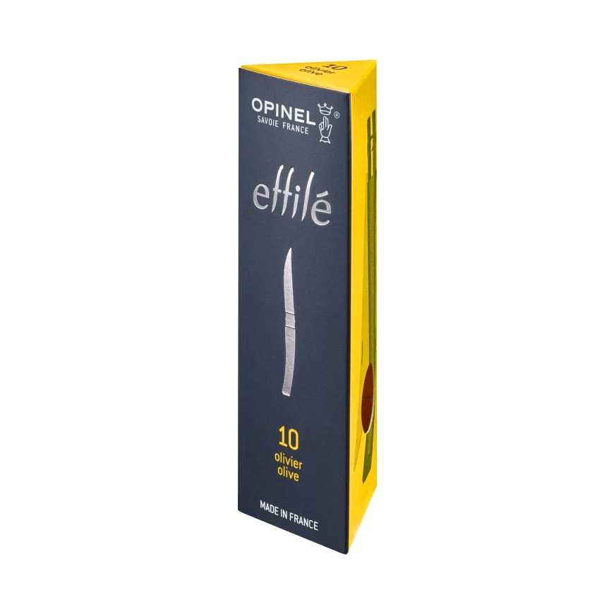 Zatvárací nôž Opinel Effilé Olive N°10 10 cm, 002562