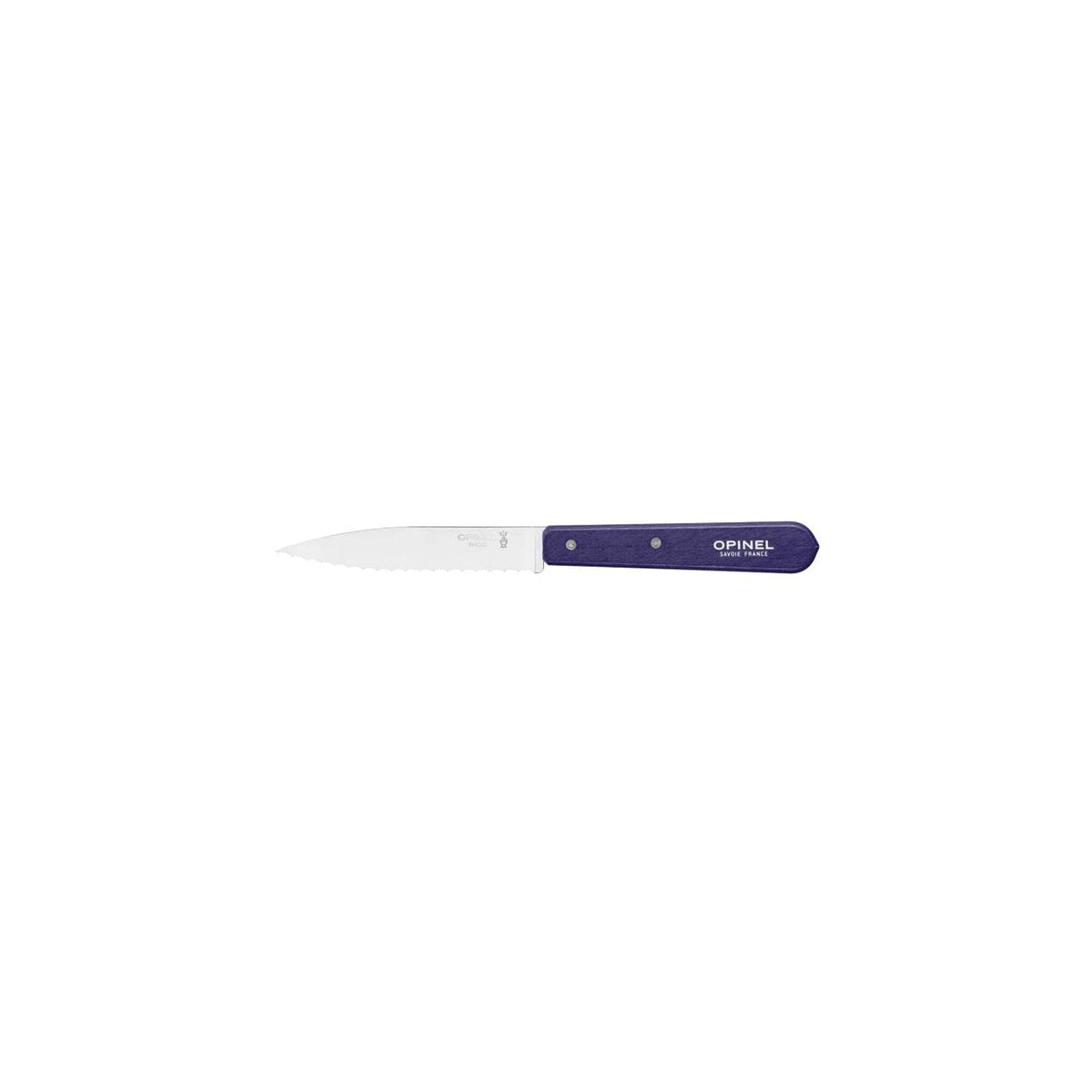 Opinel Les Essentiels N°113 vroubkovaný nůž na krájení 10 cm, purple, 003120