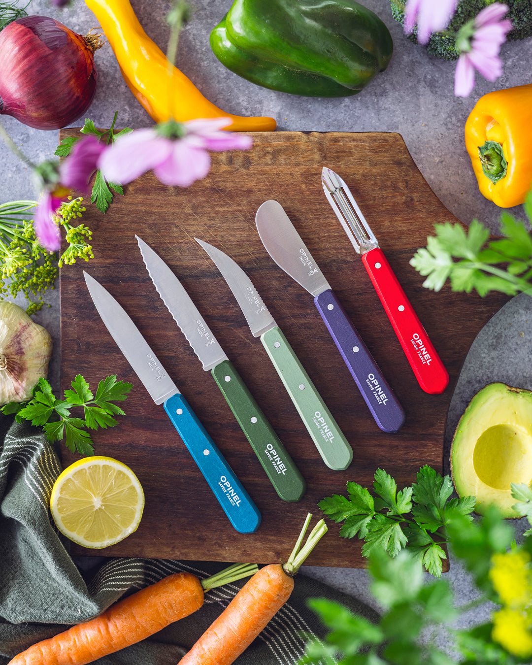 Opinel Les Essentiels N°115 scraper, red, 003123