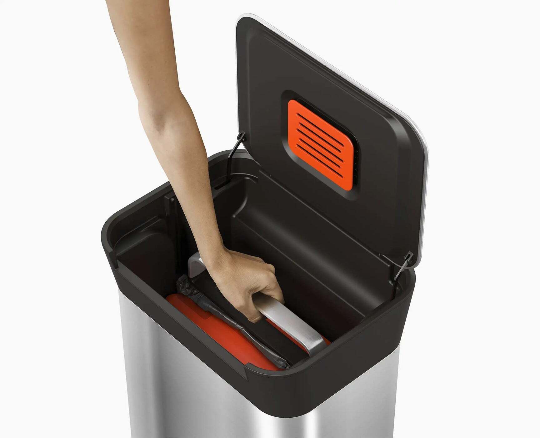 Joseph Joseph Titan stláčací kôš 30 l, nerezová oceľ, 30030