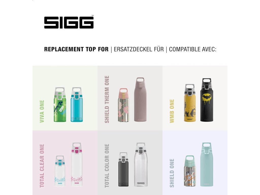 Sigg WMB One 2 náhradná sada tesnení uzáveru, 6023.60