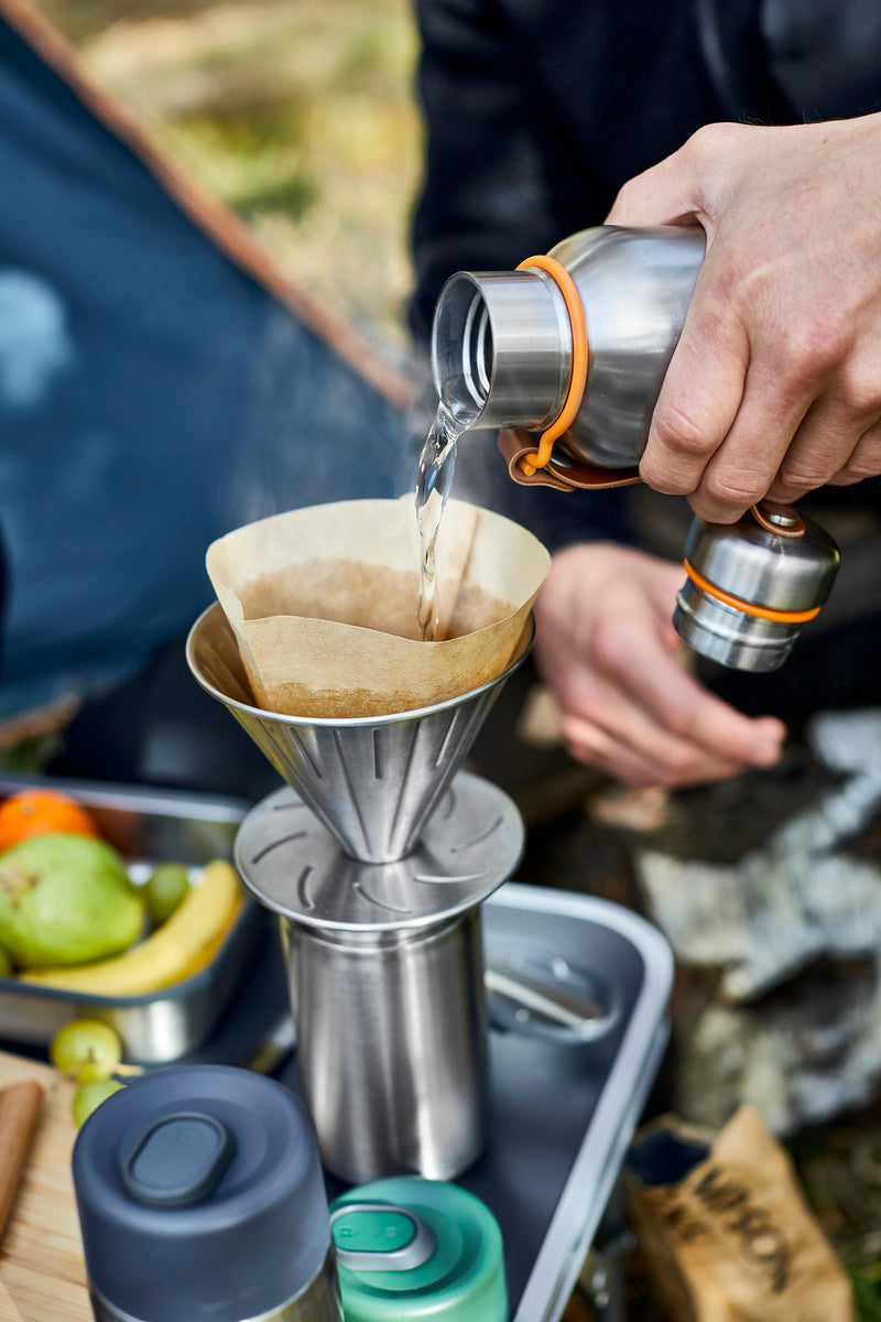 Termo fľaša z nehrdzavejúcej ocele Black+Blum 500 ml, oranžová, BAM-IWBB-S003