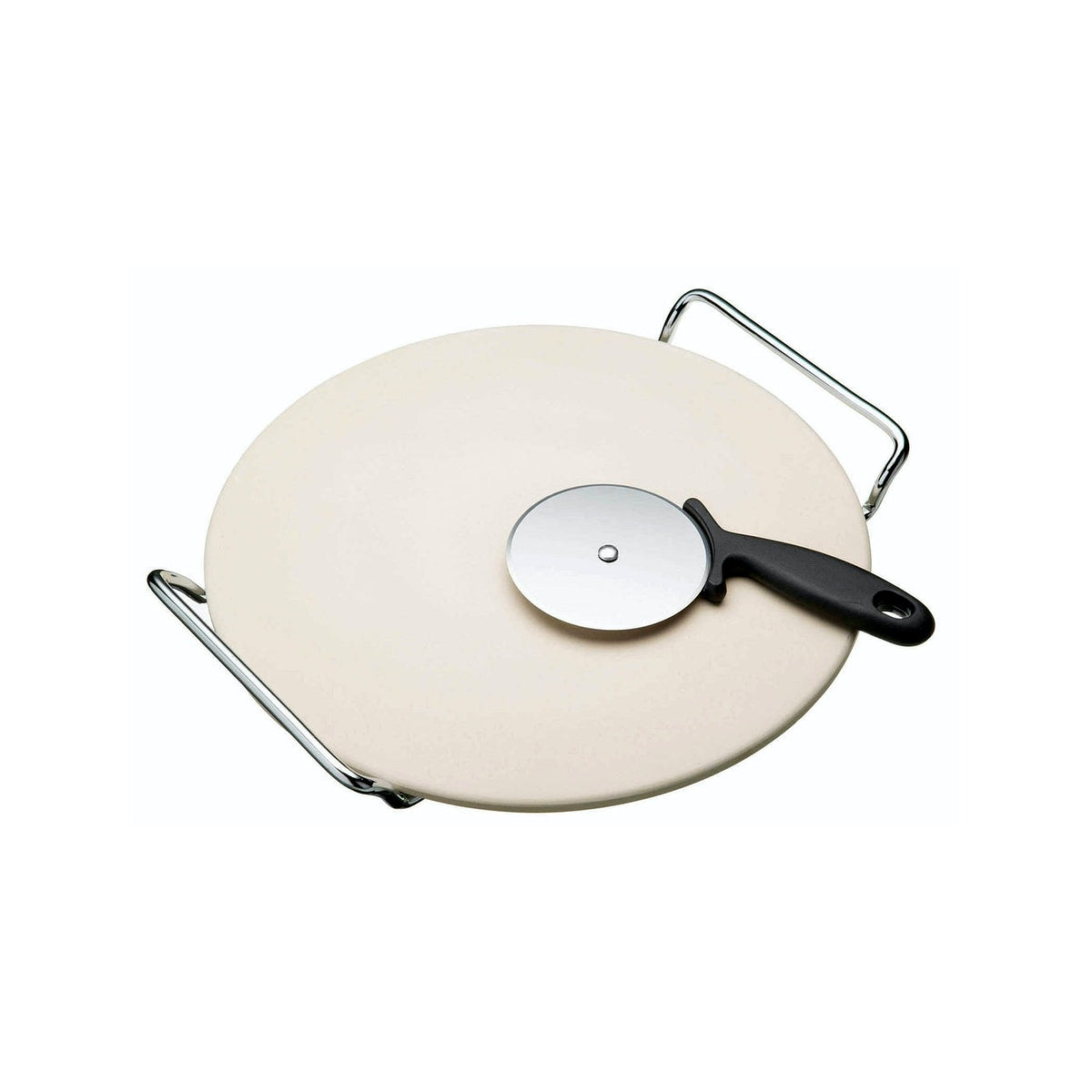 KitchenCraft World of Flavours sada pizza kamene a kráječe, KCPIZSTONE