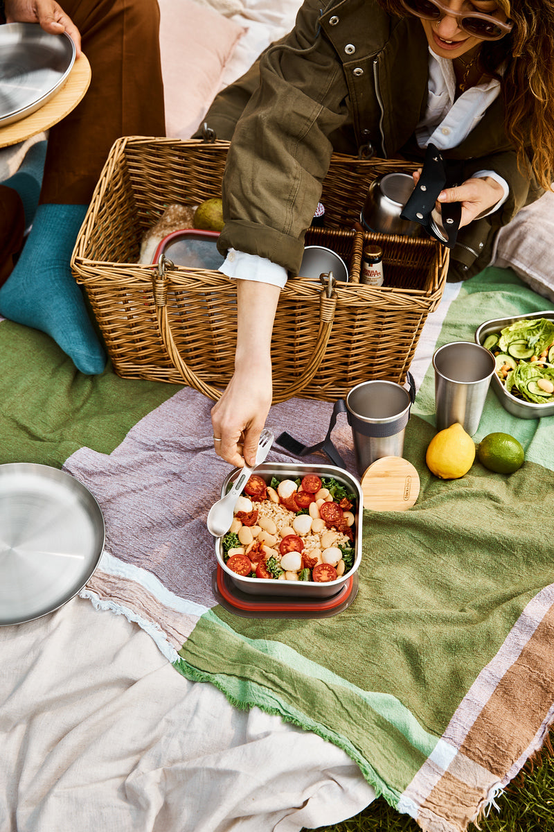 Black+Blum stainless steel food box 1,1 l, small, FBSS-SQ-S017-EN