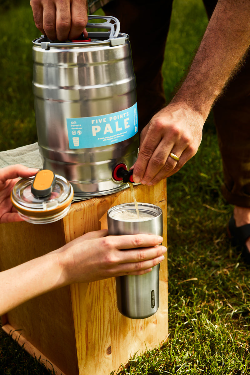 Cestovný termohrnček Black+Blum z nehrdzavejúcej ocele 600 ml, oranžový, BAM-TT003