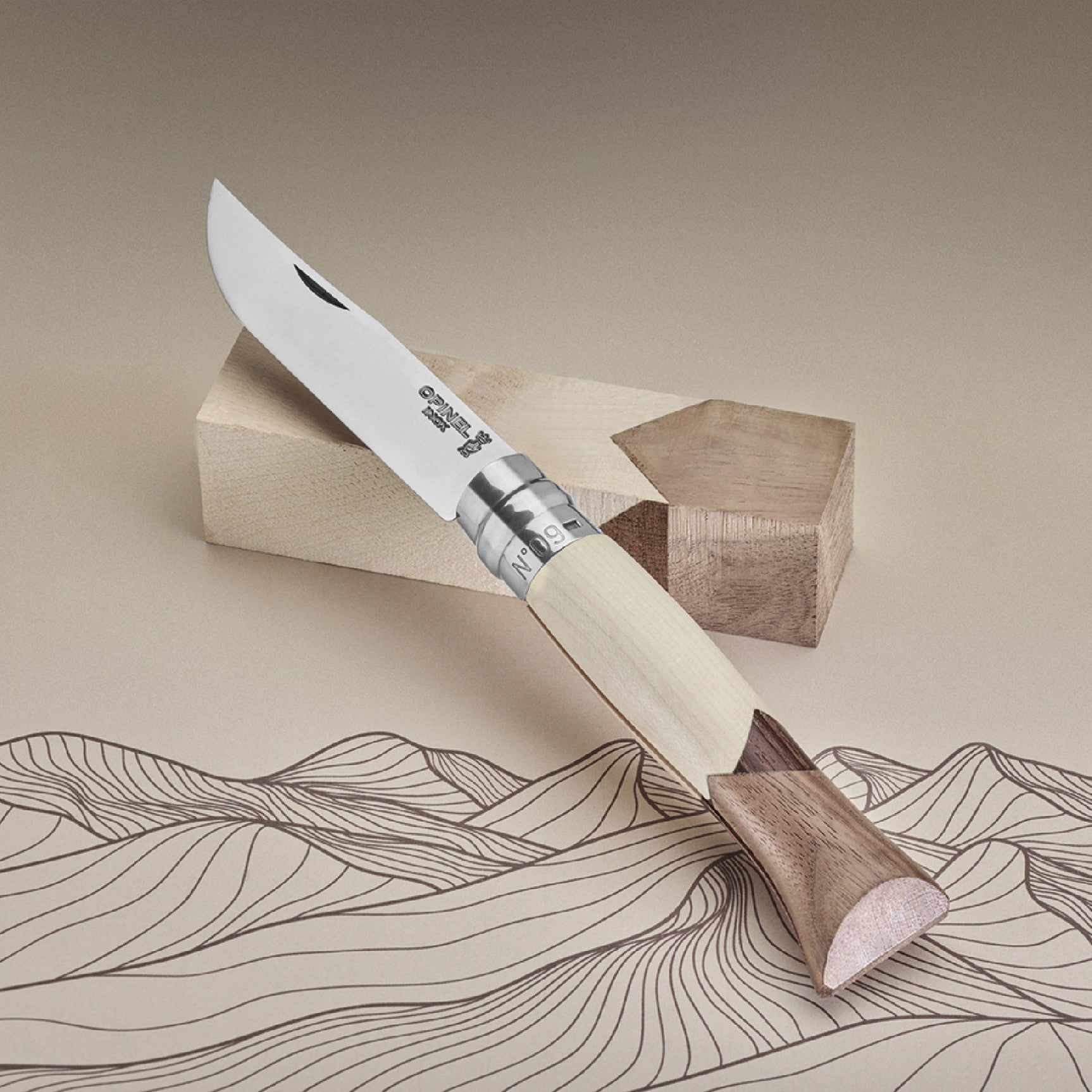 Opinel Cime N°09 zavírací nůž 9 cm, 003103