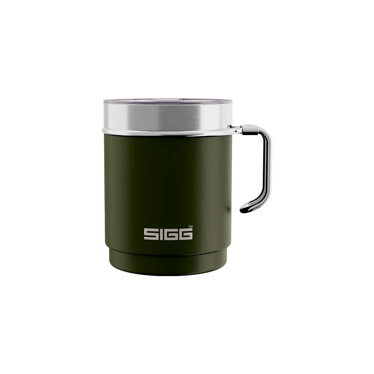 Sigg Travel stainless steel thermo mug 360 ml, roasted green, 6053.90