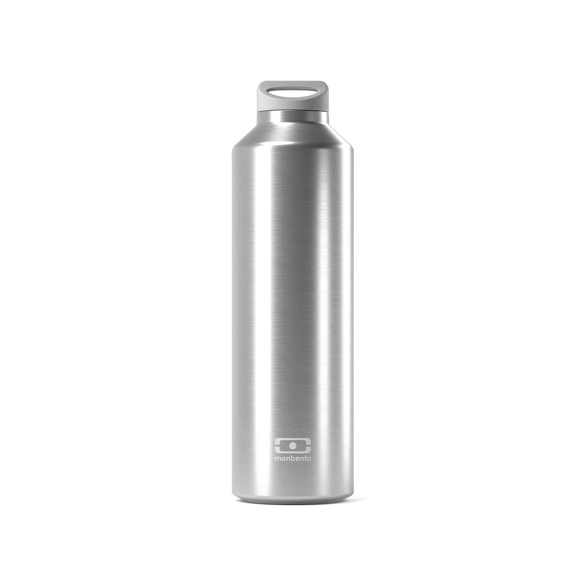 Monbento Oceľová fľaša na pitie 500 ml, strieborná metalíza, 401101000