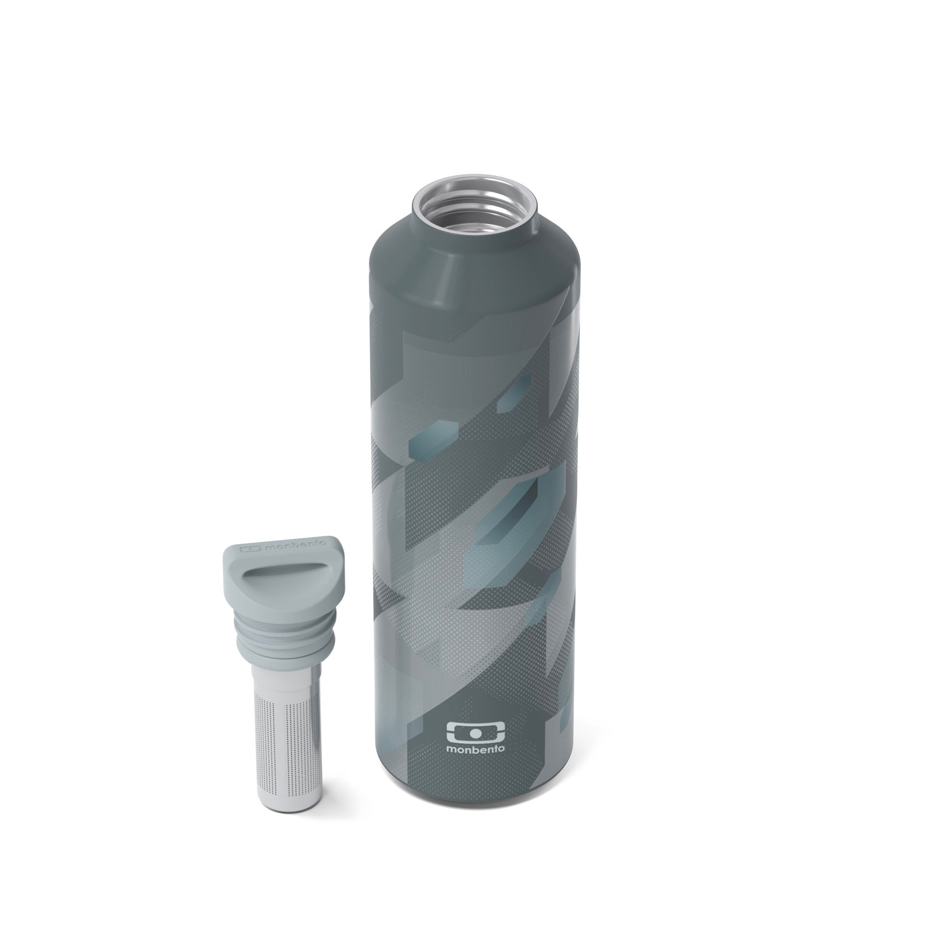 Monbento Oceľová fľaša na pitie 500 ml, grafické rozmery, 19024113