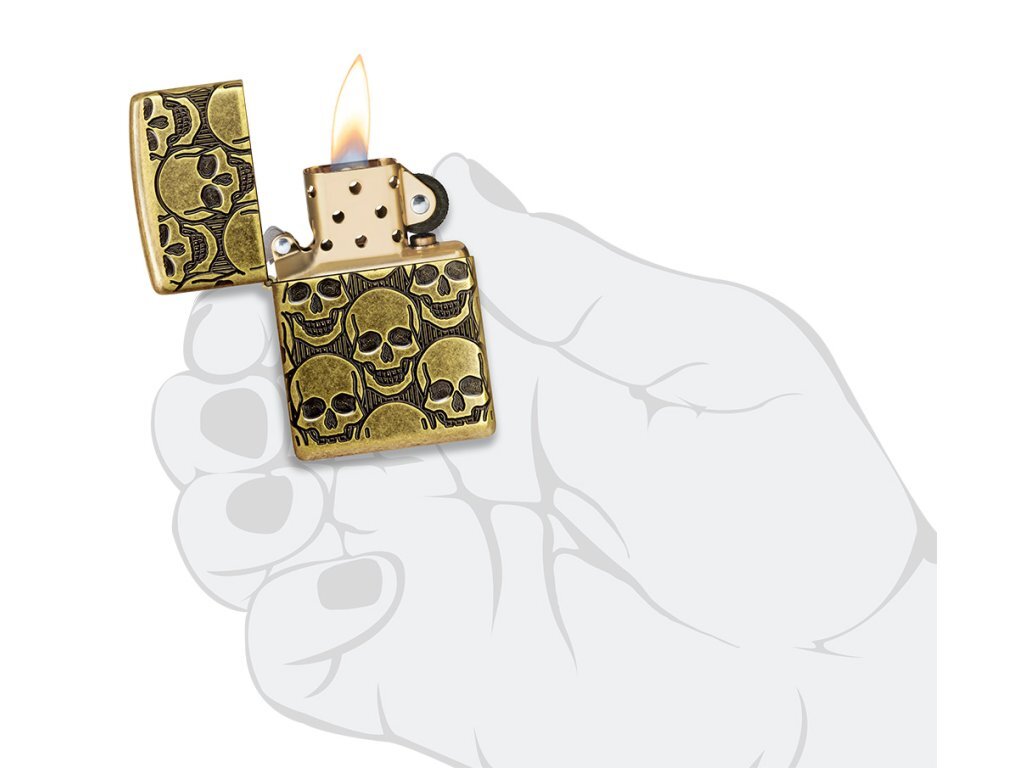 Zapalovač Zippo 29061 Cackling Cranium Design