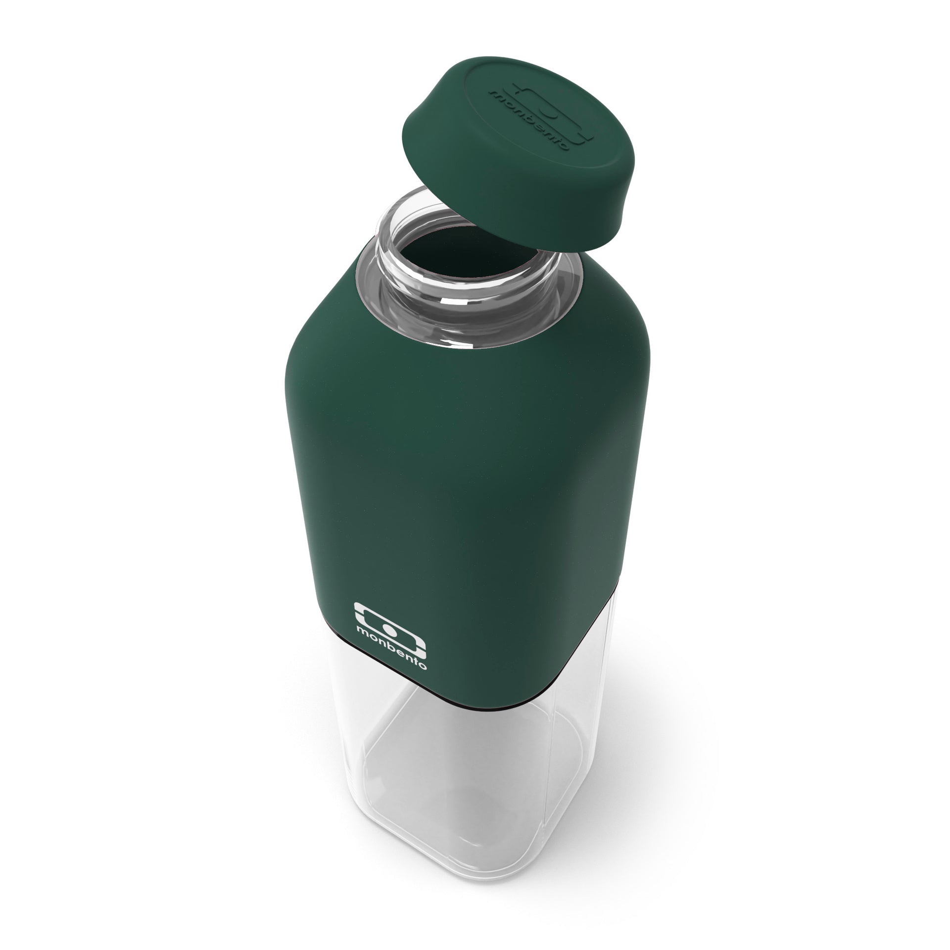 Fľaša na pitie Monbento Positive M 500 ml, zelená tmavá, 15010078