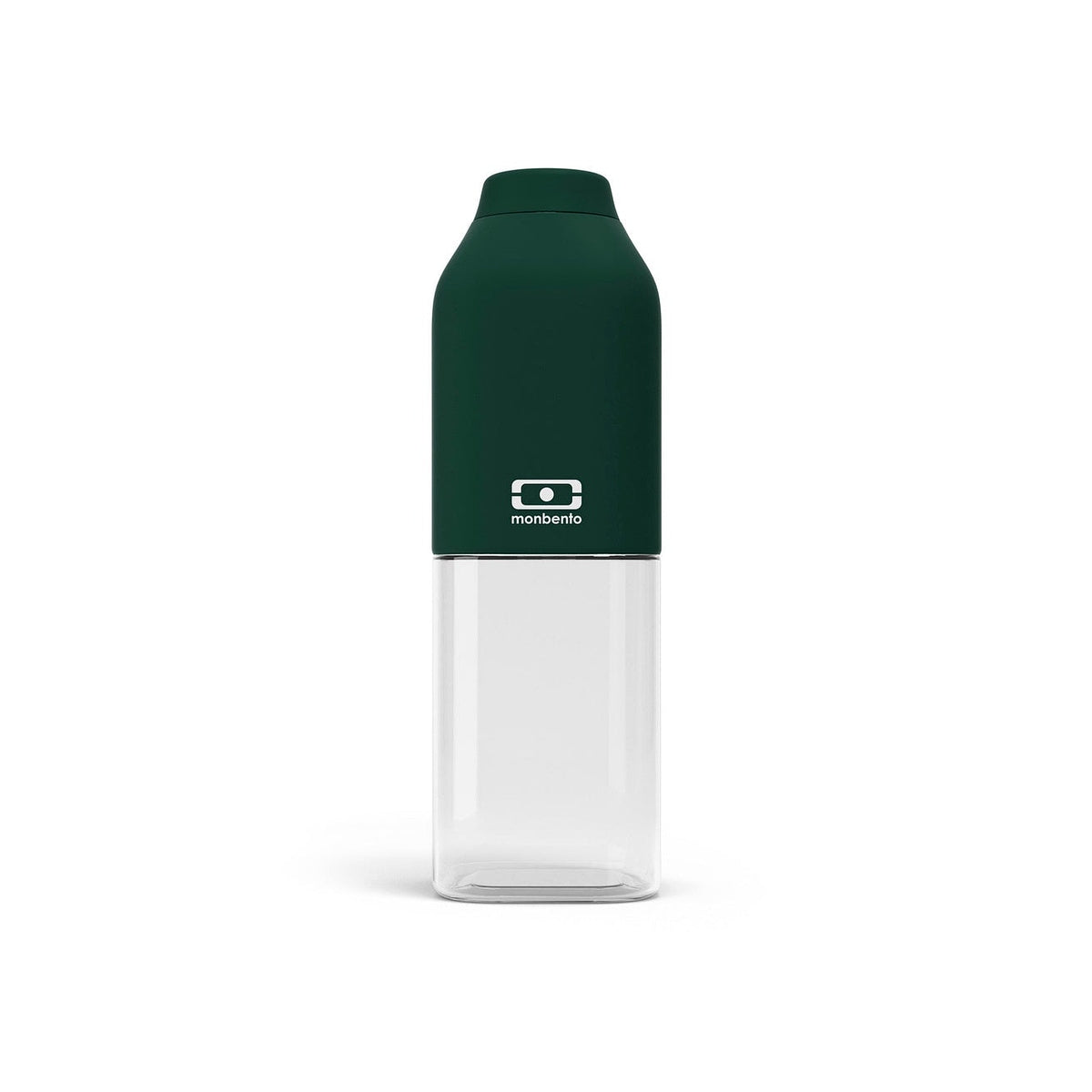 Fľaša na pitie Monbento Positive M 500 ml, zelená tmavá, 15010078