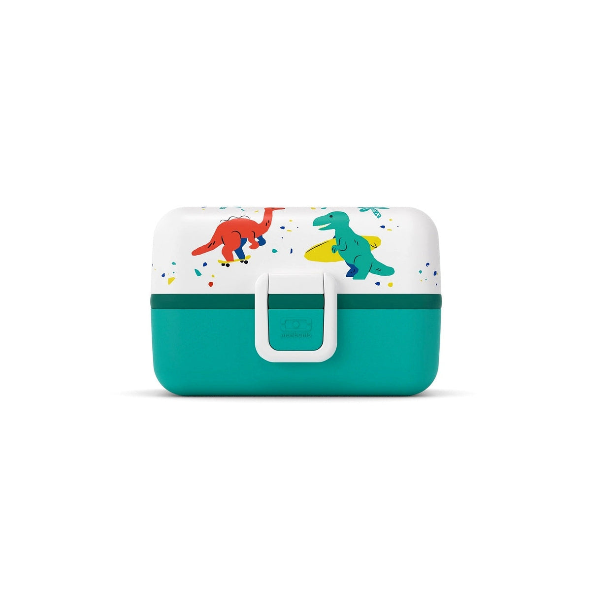 Monbento Tresor detský box na desiatu 0,8 l, modrý dino, 17014120