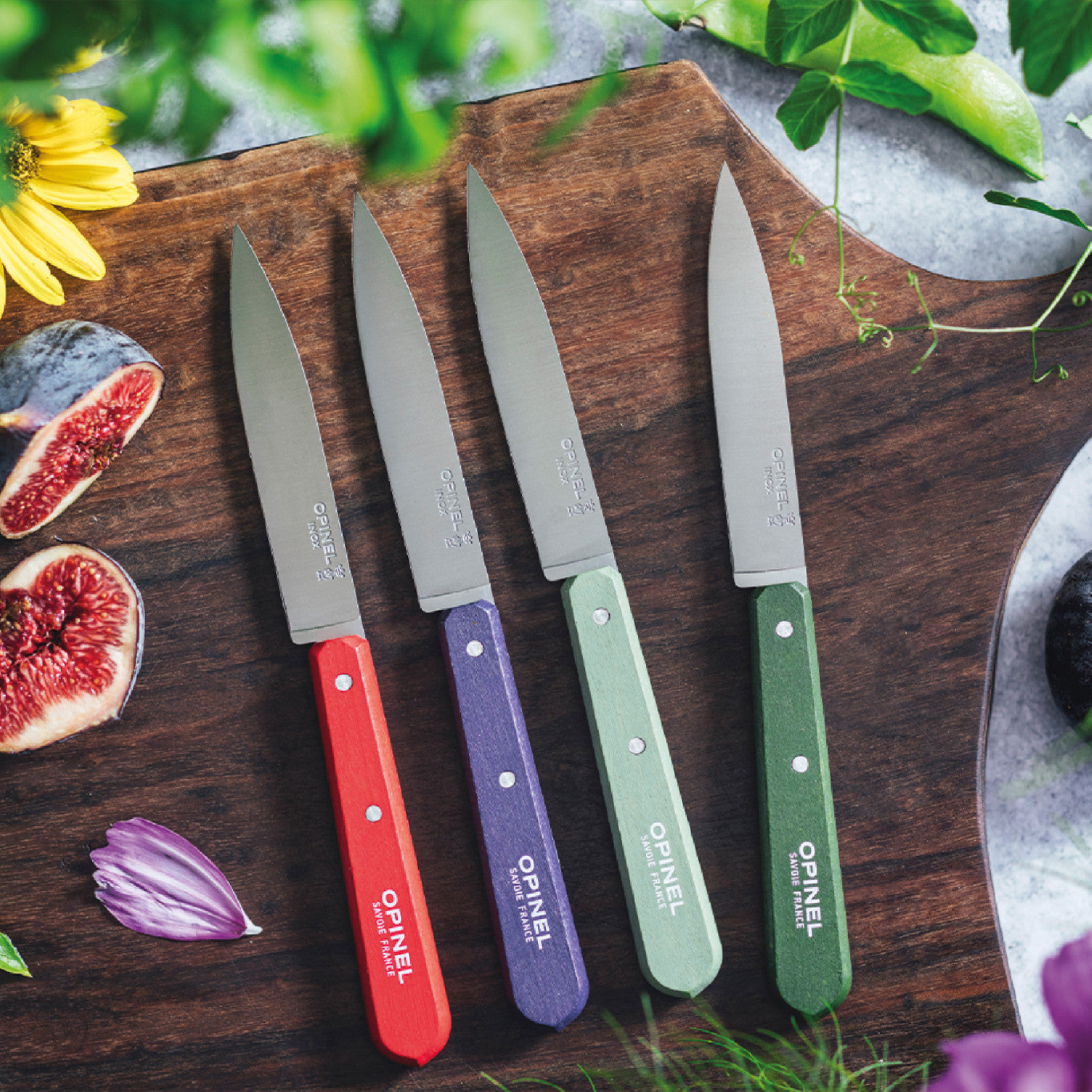 Opinel Les Essentiels N°112 sada 4 rezacích nožov, 003207