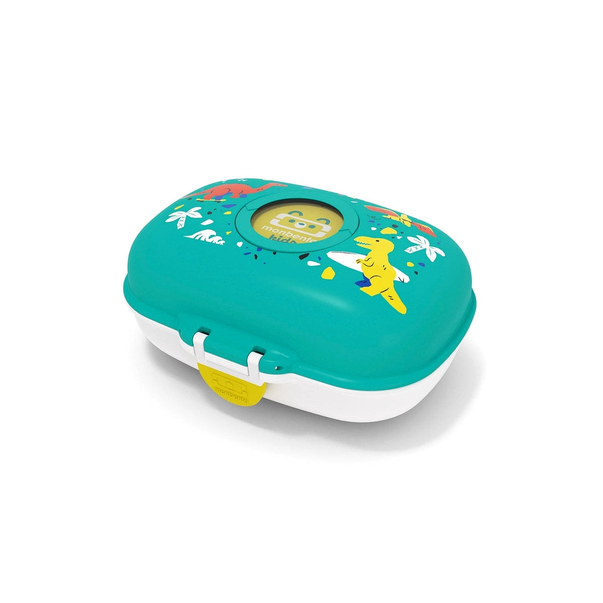 Monbento Gram dětský svačinový box 0,6 l, blue dino, 16014120