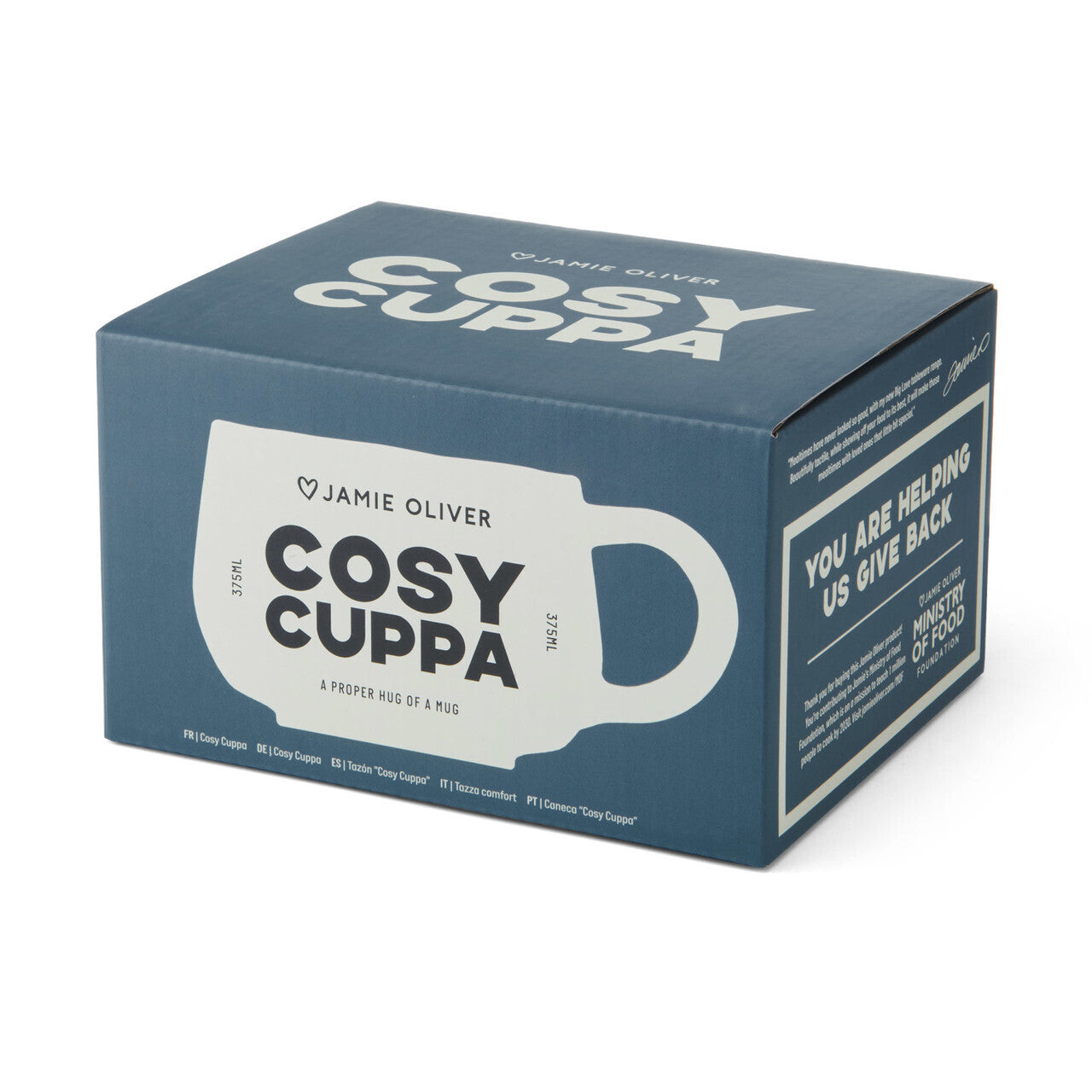 Kameninový hrnček Jamie Oliver Big Love 375 ml, biely, JOBLCCMUGWHT