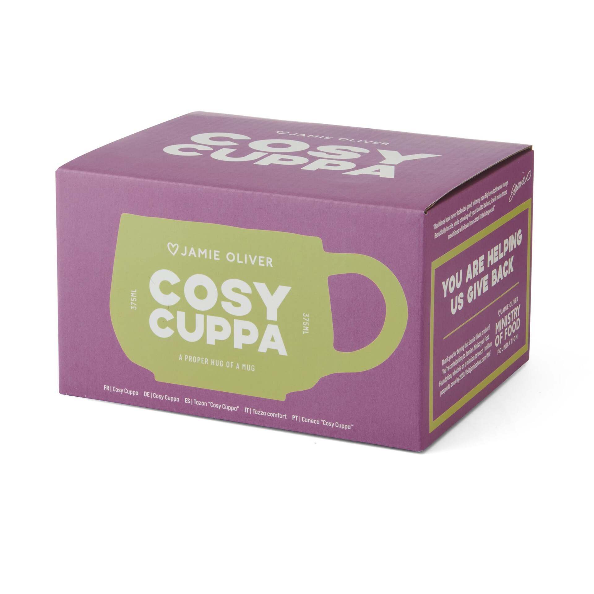 Kameninový hrnček Jamie Oliver Big Love 375 ml, žltý, JOBLCCMUGYEL