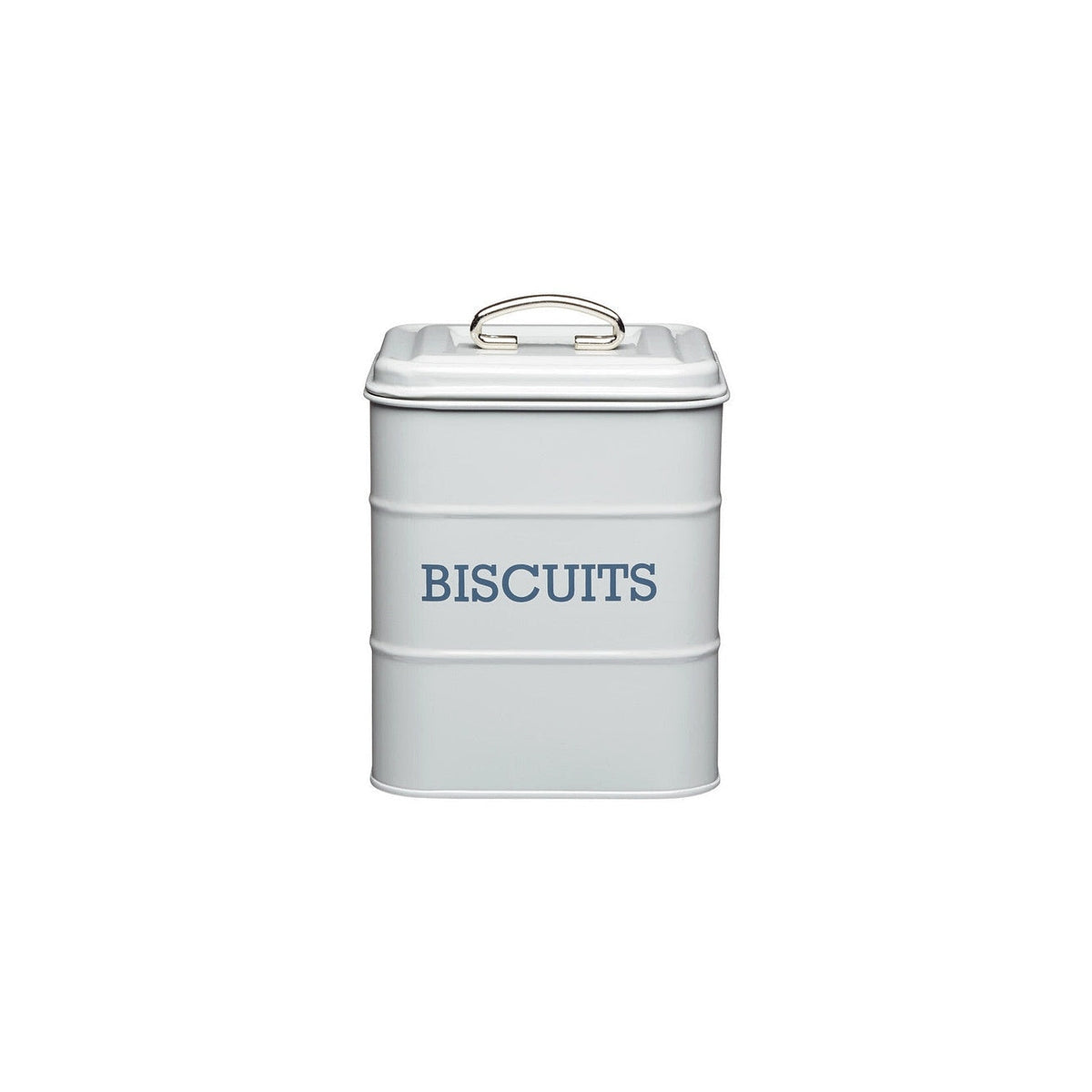 KitchenCraft Living Nostalgia dóza na sušienky 2 l, sivá, LNBISCGRY