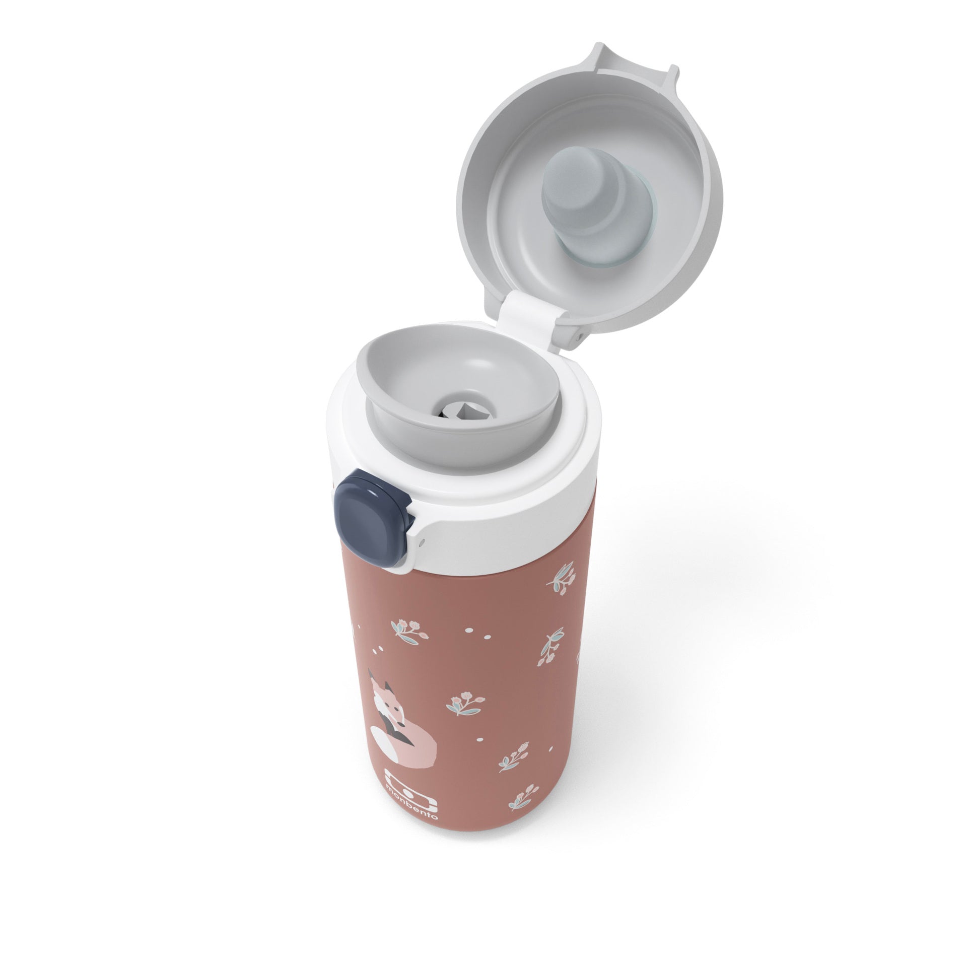 Monbento Pop detská fľaša na pitie 360 ml, škoricová líška, 36334081