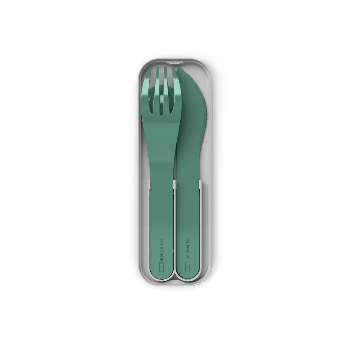 Detský príbor Monbento Pocket Color, zelený les, 24050068