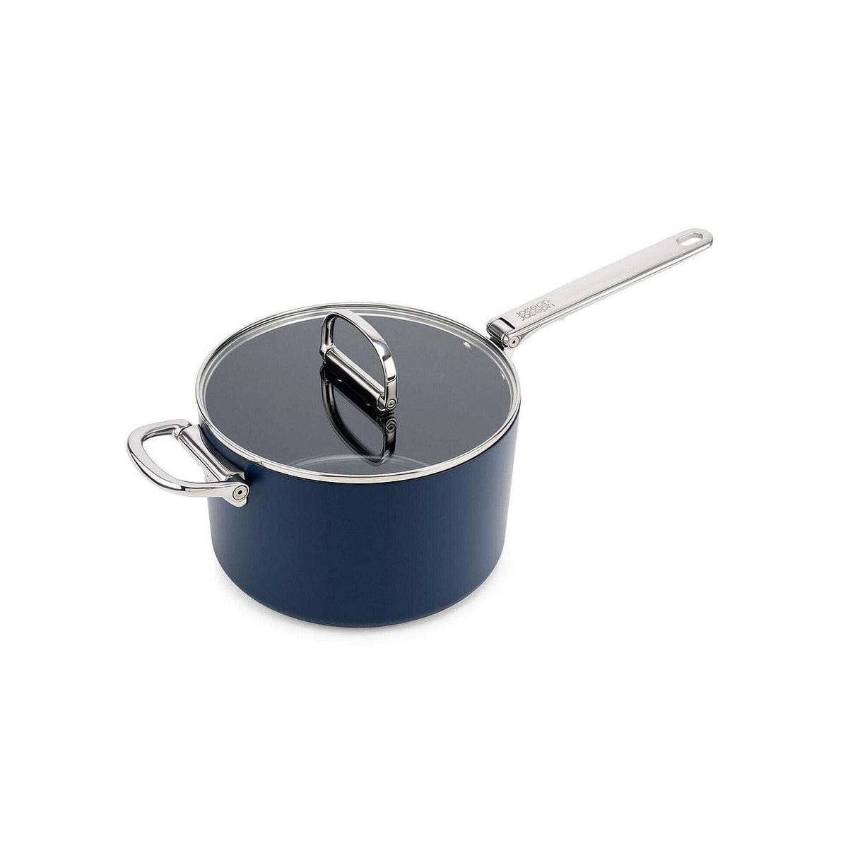 Joseph Joseph Space omáčník s nepřilnavým keramickým povrchem a poklicí 23 cm/5,1 l, modrá, 45039