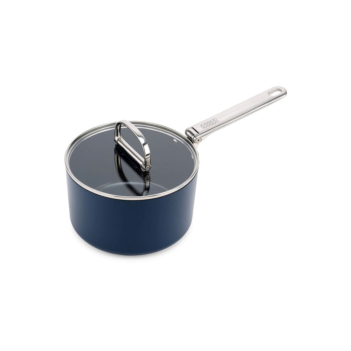 Joseph Joseph Space omáčník s nepřilnavým keramickým povrchem a poklicí 19 cm/2,8 l, modrá, 45038