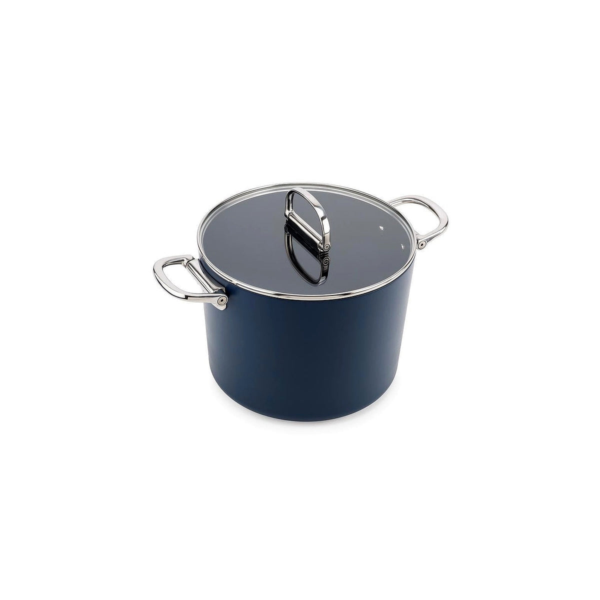 Joseph Joseph Space hrnec s nepřilnavým keramickým povrchem a poklicí 25 cm/8,1 l, modrá, 45045