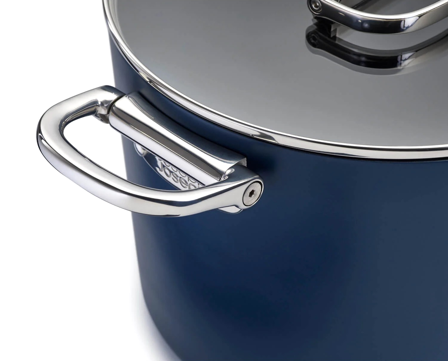 Joseph Joseph Space hrniec s nepriľnavým keramickým povrchom a pokrievkou 25 cm/8,1 l, modrý, 45045