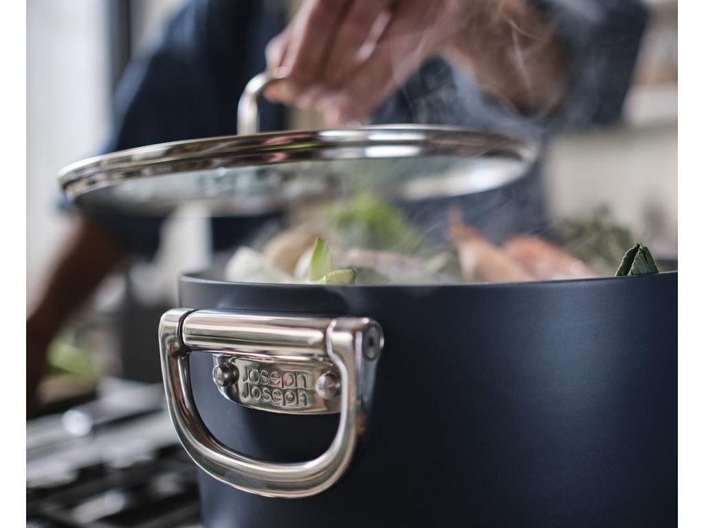 Joseph Joseph Space sada kuchyňského nádobí s nepřilnavým keramickým povrchem 6 ks, modrá, 45049