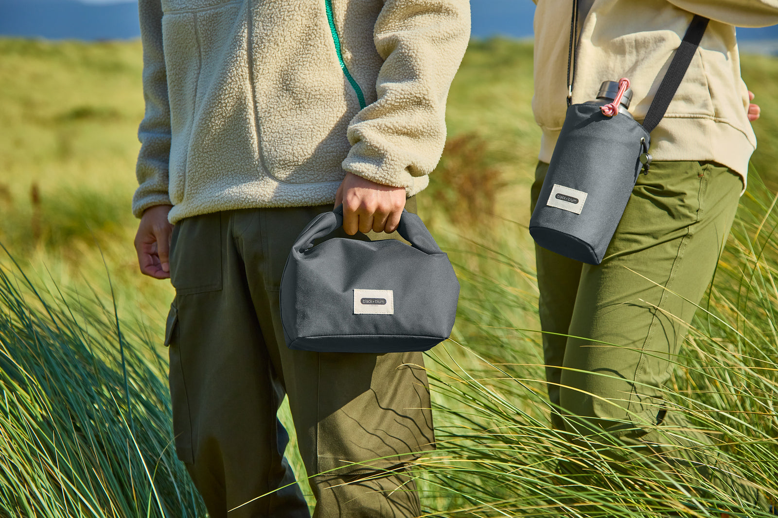 Termotaška na fľaše Black+Blum, bridlicová, LIB021