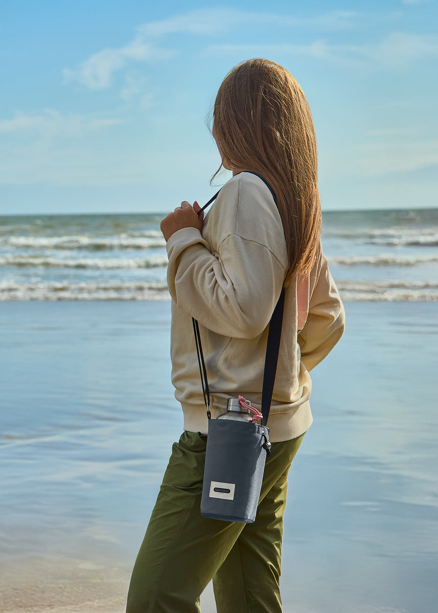 Termotaška na fľaše Black+Blum, bridlicová, LIB021