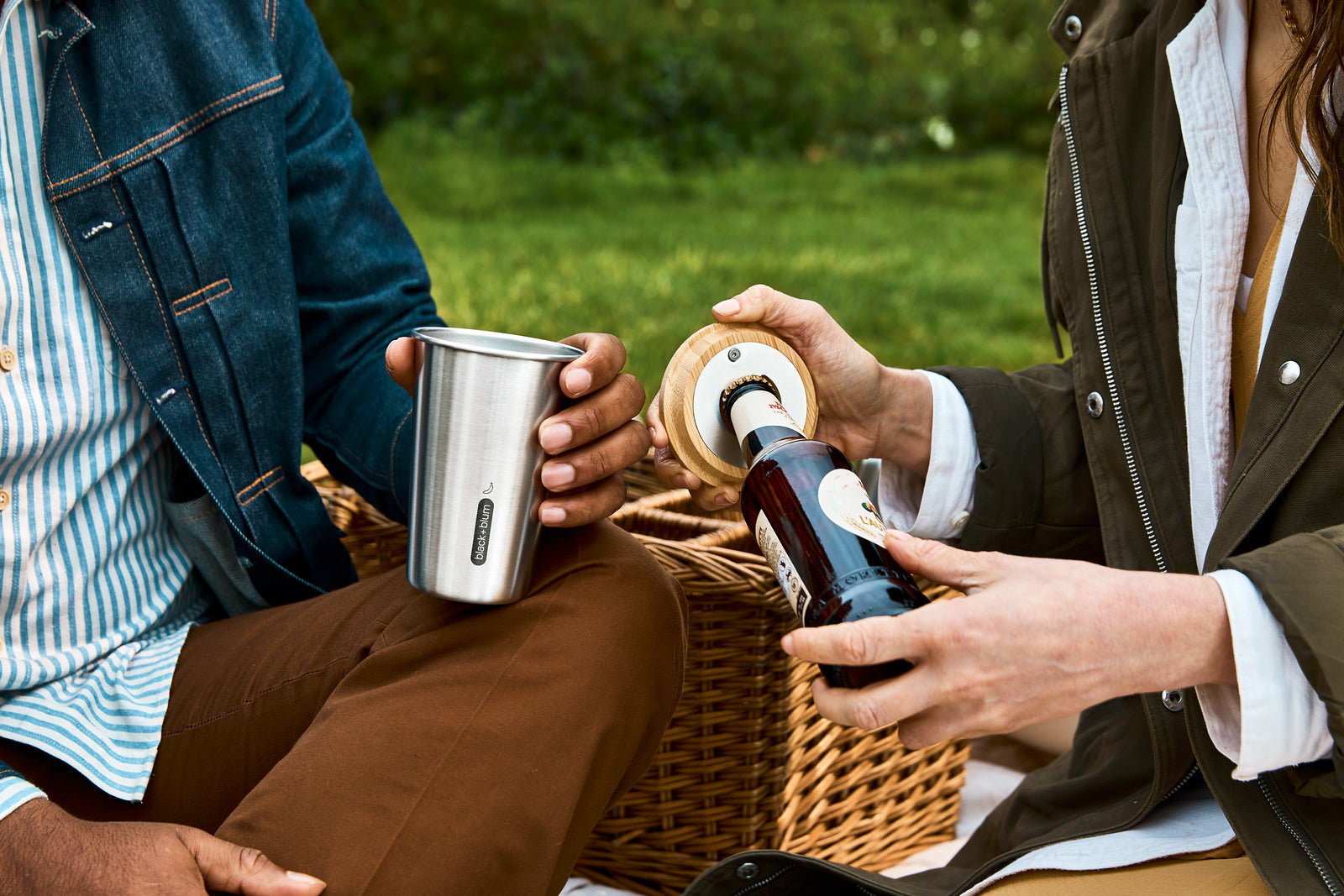 Súprava pohárov z nehrdzavejúcej ocele Black+Blum 4 x 500 ml, OL-CUP001