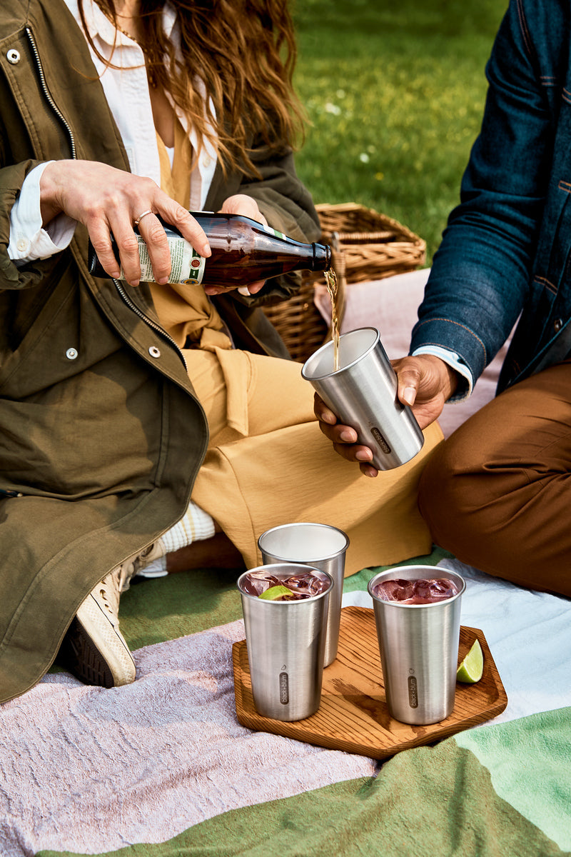 Súprava pohárov z nehrdzavejúcej ocele Black+Blum 4 x 500 ml, OL-CUP001