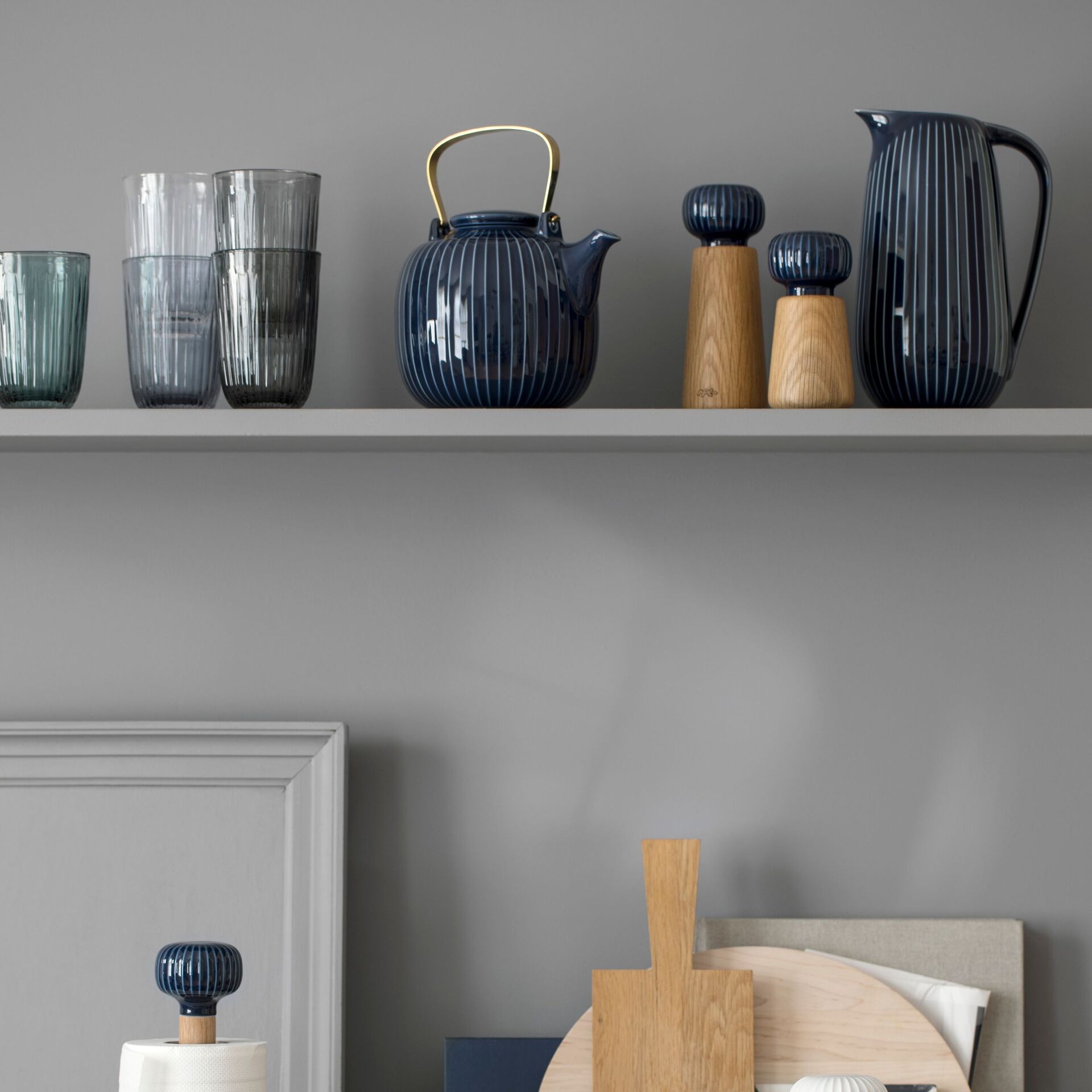 Mlynček na korenie Kähler Hammershoi 18 cm, indigo, 693058