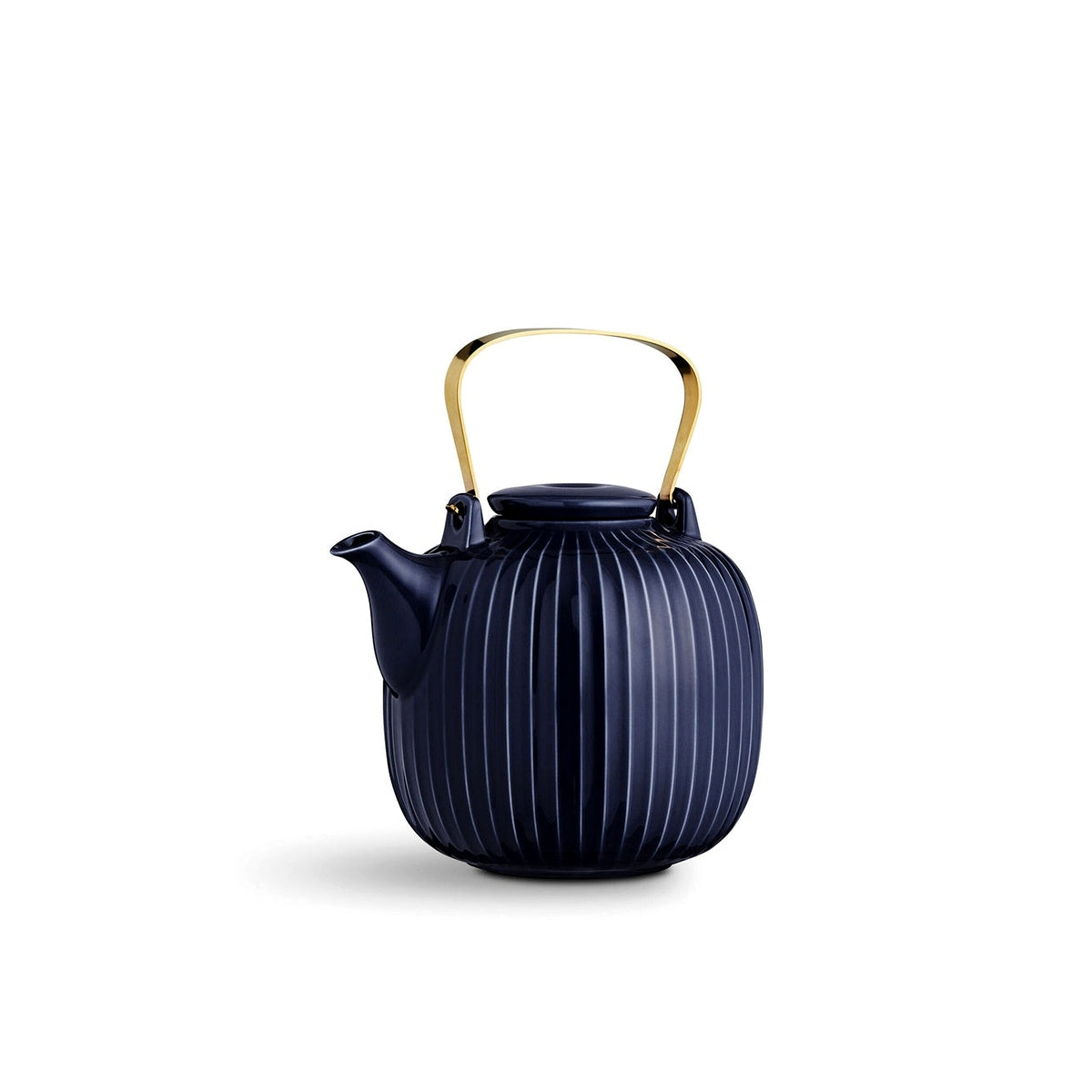 Kähler Hammershoi porcelánová čajová konvice 1,2 l, indigo, 693057