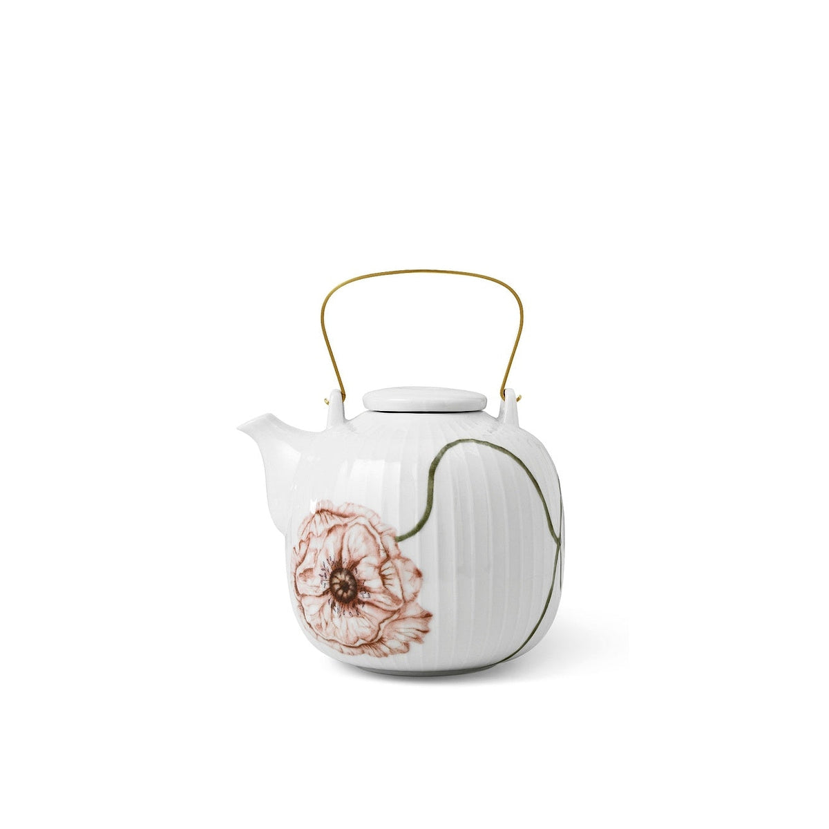 Kähler Hammershoi Poppy porcelánová kanvica 1,2 l, biela, 692298