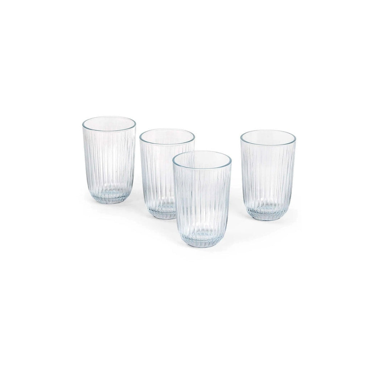 Poháre na vodu Kähler Hammershoi 370 ml, číre, 4 ks, 693081